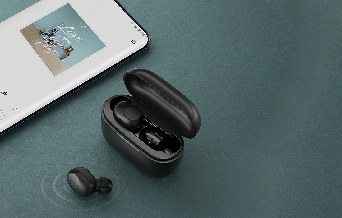 Xiaomi Haylou GT5 TWS Black Bluetooth fülhallgató
