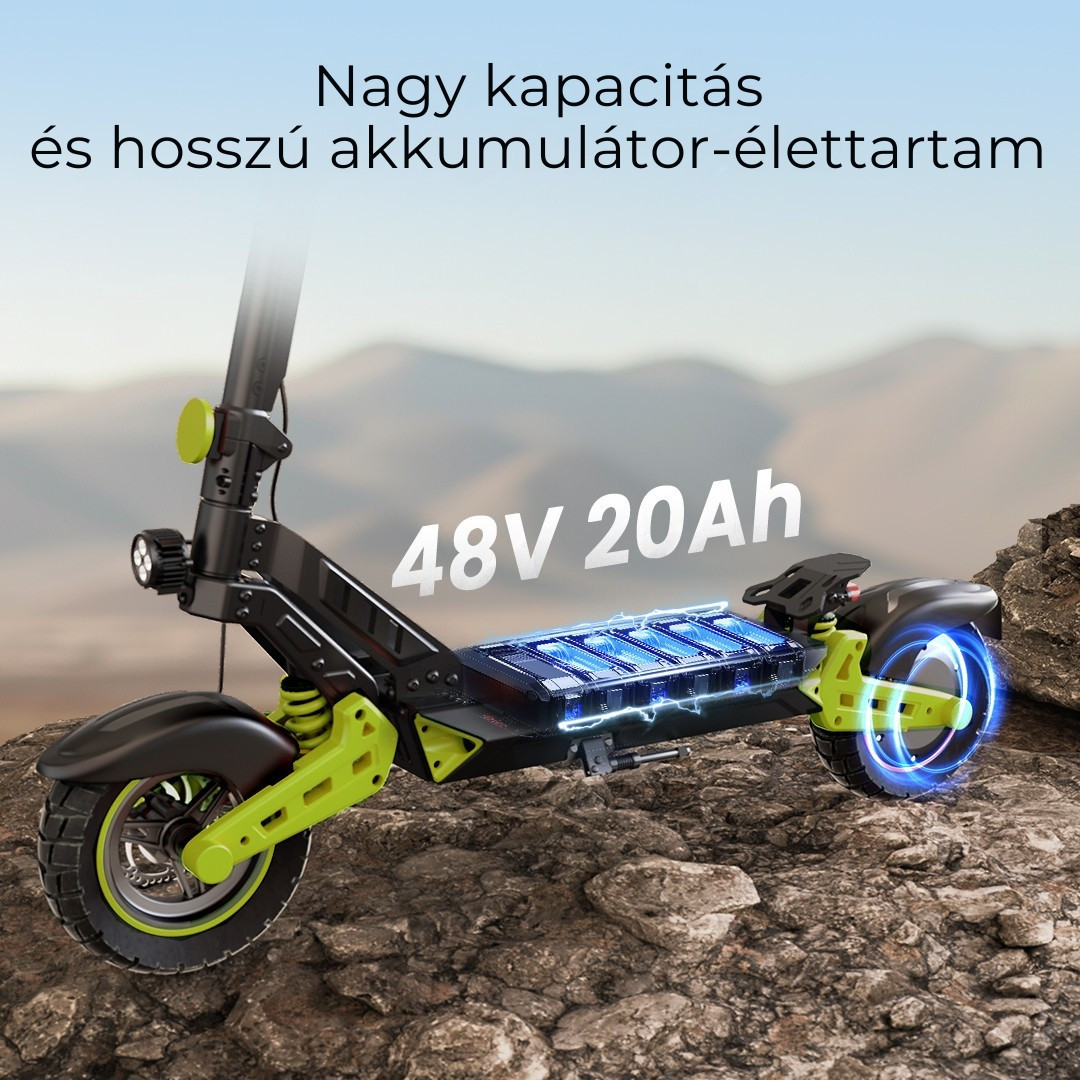 Nagy kapacitású 48V 20Ah akkumulátor